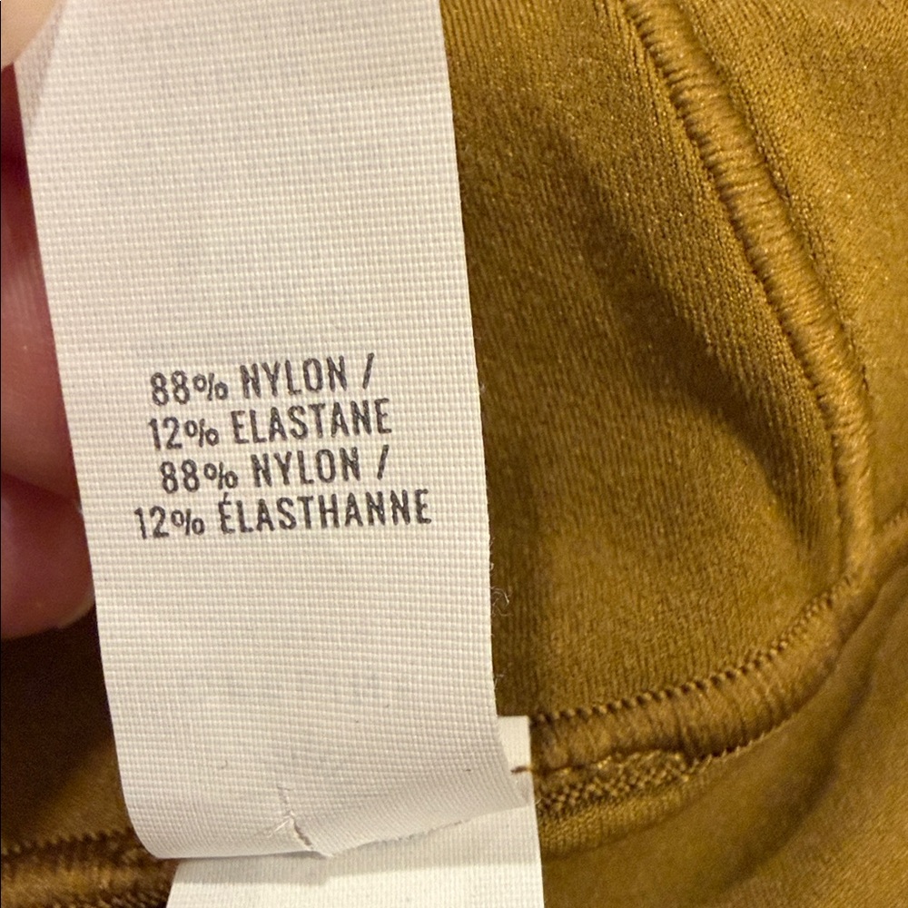 Offline by Aerie Real Me High Rise Flare Mustard Tan Athleisure Leggings Sz XXL - Picture 9 of 15